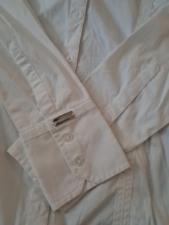 Express Men's White Button-Down Shirt - Classic Fit - Picture 3 of 13
